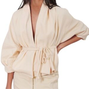 ba&sh Joyce Jacket in Ecru